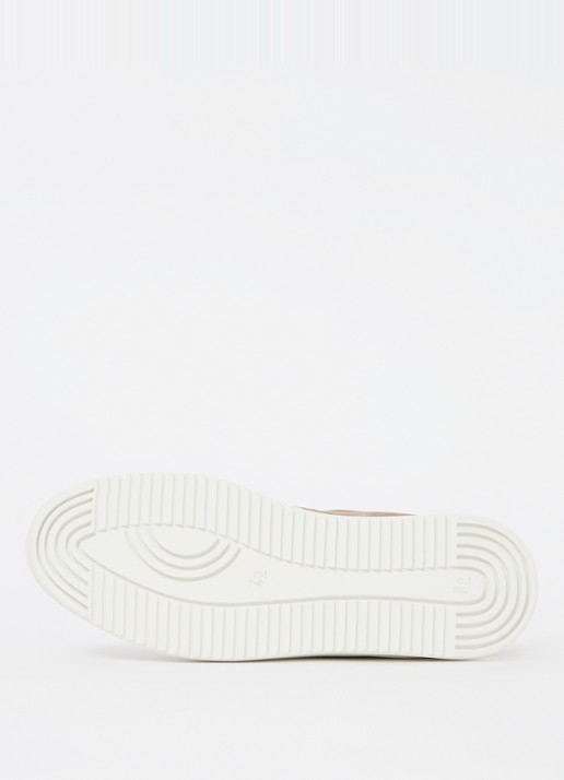 Filling Pieces Mondo sneaker van suède  - detail 5 zand