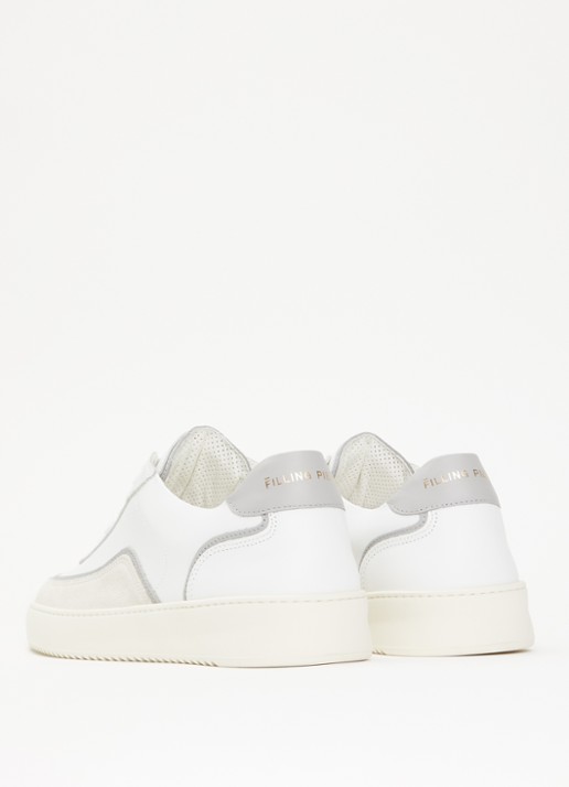 Filling Pieces Mondo Stack sneaker van leer - achterkant wit