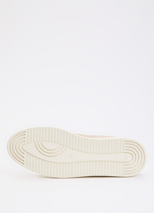 Filling Pieces Mondo Stack sneaker van suède - detail 4 beige