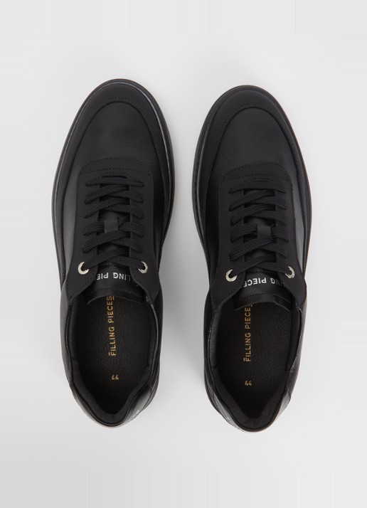Filling Pieces Mondo Tech Crumbs sneaker van leer - detail 2 zwart