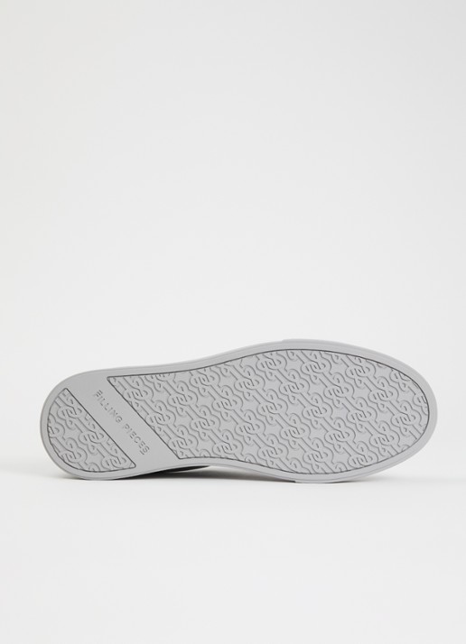 Filling Pieces Mondo Viera sneaker van leer met suède details - detail 4 grijs