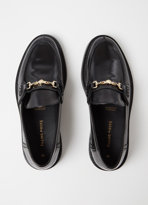 Filling Pieces Polido loafer van leer - detail 5 zwart