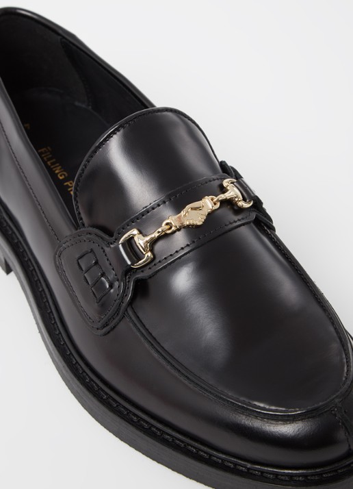 Filling Pieces Polido loafer van leer - detail 6 zwart