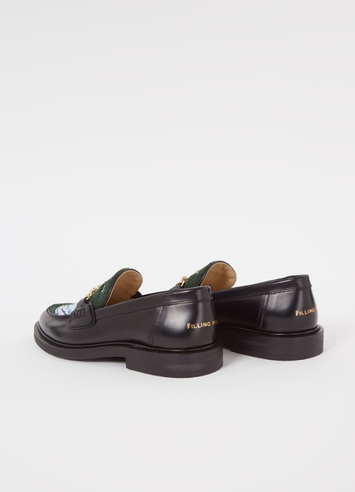 Filling Pieces Polido Microbes loafer van leer met print  - detail 4 zwart