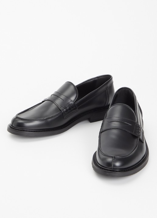 Filling Pieces Polido Minimum loafer van leer - detail zwart