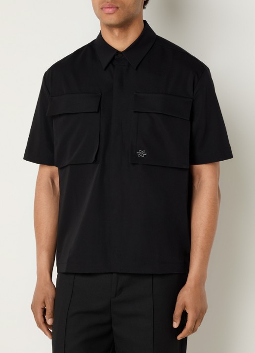 Filling Pieces Resort regular fit overhemd met borstzakken