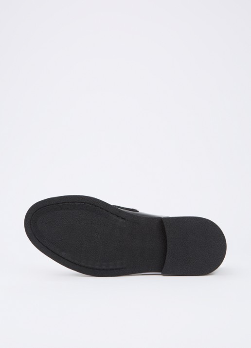 Filling Pieces Rugby Degrade loafer van leer met horsebit  - detail 3 zwart