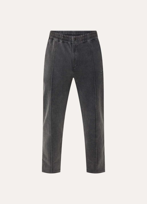 Filling Pieces Straight fit joggingsbroek met steekzakken - voorkant 2 antraciet
