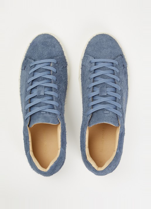 Filling Pieces Tiebreak Fuzz sneaker van  suède met structuur - detail 3 indigo