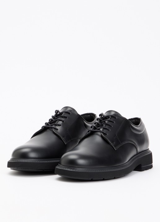 Filling Pieces Veterschoen van leer - detail 3 zwart