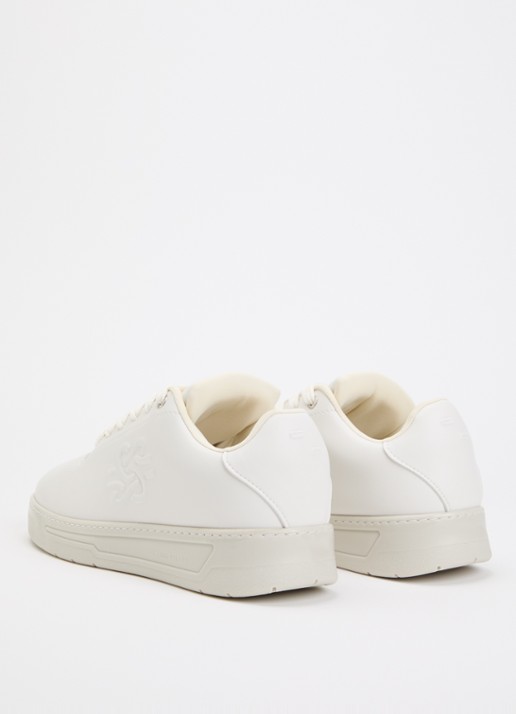 Filling Pieces Voyager Knot sneaker van leer - achterkant gebroken wit