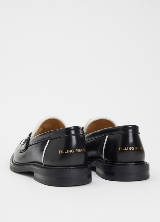 Filling Pieces Yellow Cab loafer van leer - achterkant zwart