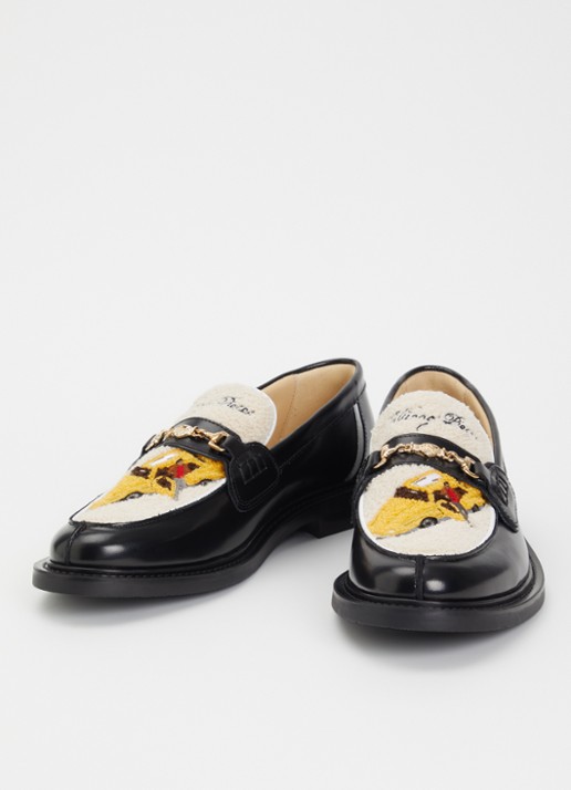Filling Pieces Yellow Cab loafer van leer - detail 2 zwart