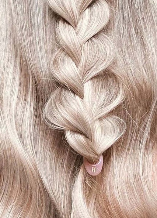 Fiona Franchimon Nº 1 Hairpin - haarpin set van 3  - voorkant 6 seashell pink