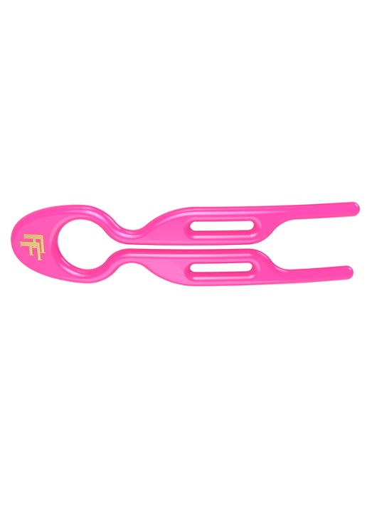 Fiona Franchimon Nº 1 Hairpin - haarpin set van 3  - detail 3 stawberry pink