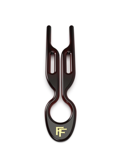 Fiona Franchimon Nº 1 Hairpin - haarpin set van 3  - detail brown