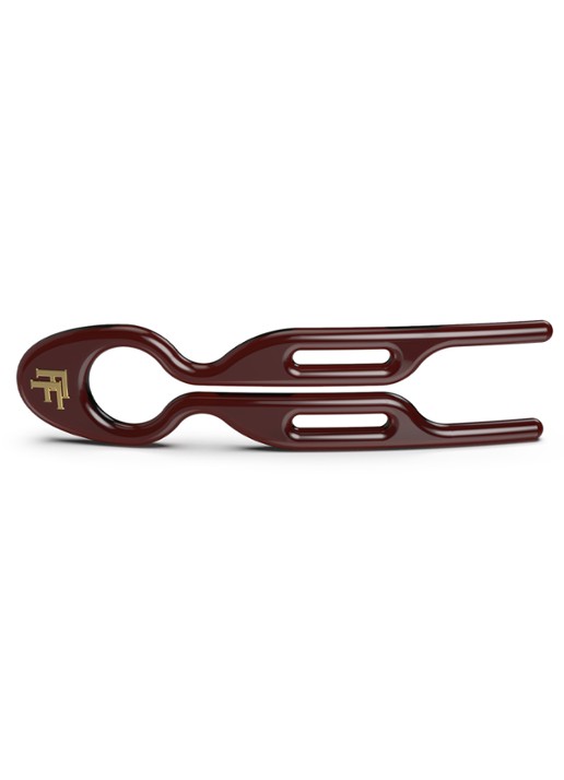 Fiona Franchimon Nº 1 Hairpin - haarpin set van 3  - detail 3 brown