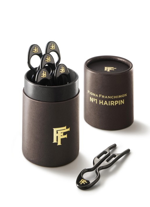 Fiona Franchimon Nº 1 Hairpin - haarpin set van 5 - detail 3 black