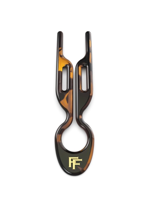 Fiona Franchimon Nº1 HAIRPIN|Classic Havana - haarpin set van 5 - detail 4 zwart
