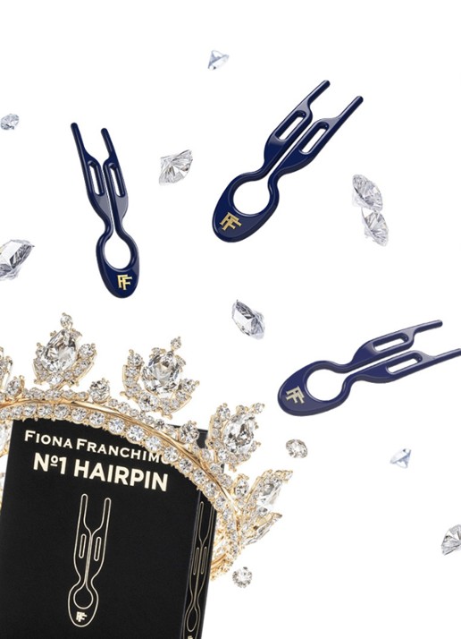 Fiona Franchimon 'Nº1 HAIRPIN | Royal Blue - haarpin set van 3 - detail 6 undefined