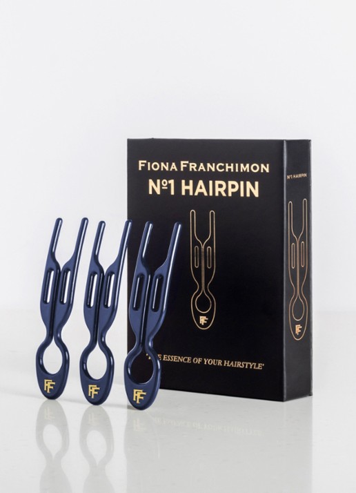 Fiona Franchimon 'Nº1 HAIRPIN | Royal Blue - haarpin set van 3 - voorkant 2 undefined