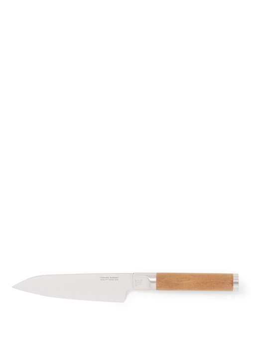 Fiskars Norden koksmes 24 cm - voorkant beige
