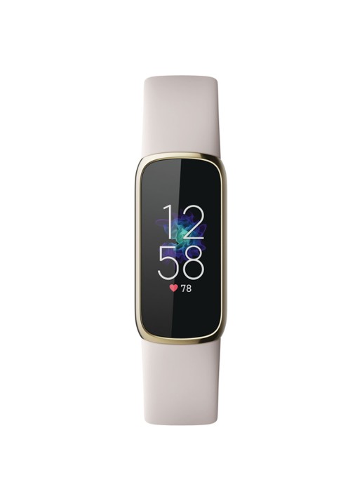 Fitbit Luxe sporthorloge FB422GLWT - voorkant goud