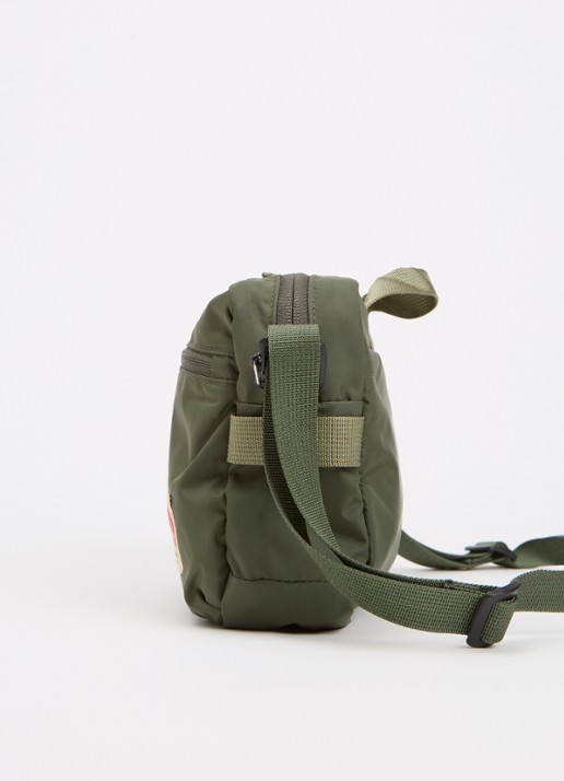 Fjällräven High Coast crossbodytas met logo - detail 2 bronsgroen