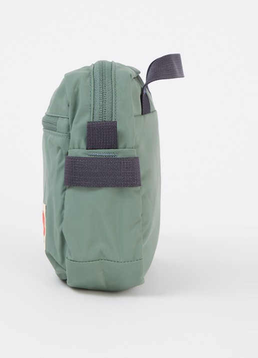 Fjällräven High Coast crossbodytas met logo - detail 3 lichtgroen