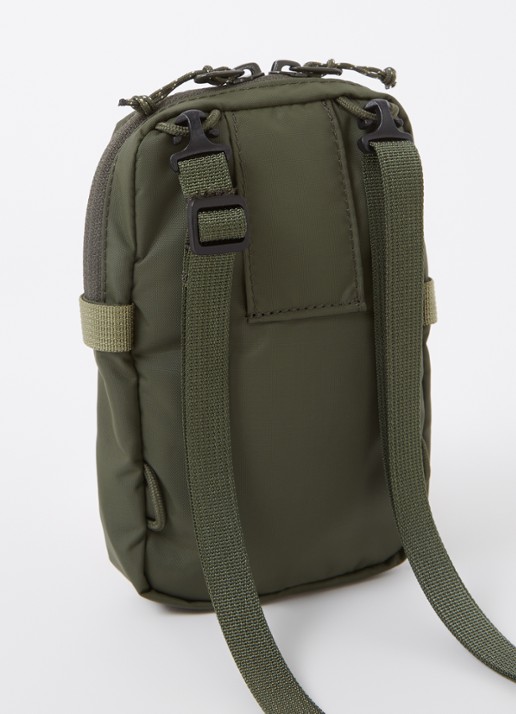 Fjällräven High Coast Pocket crossbodytas met logo - achterkant legergroen
