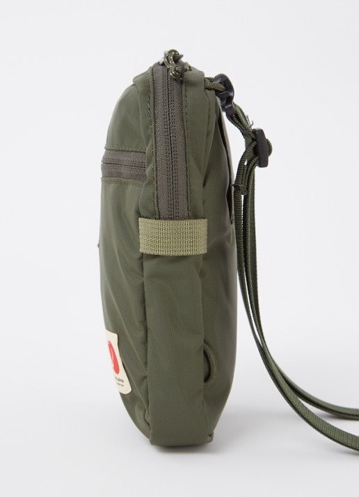 Fjällräven High Coast Pocket crossbodytas met logo - detail 4 legergroen
