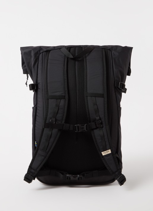 Fjällräven High Coast rugzak met 14 inch laptopvak - unisex - achterkant 4 zwart
