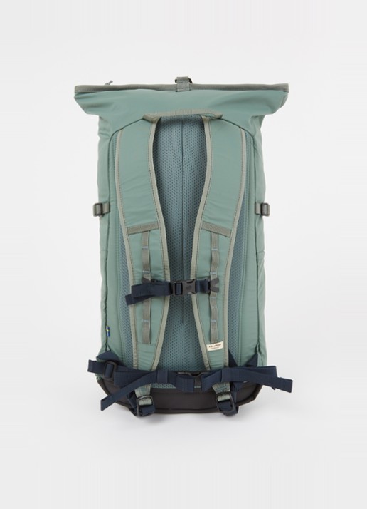 Fjällräven High Coast rugzak met 14 inch laptopvak - unisex - achterkant olijfgroen