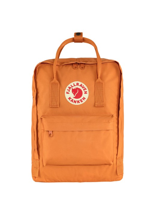 Fjällräven Kånken Original rugzak met 15 inch laptopvak - voorkant 4 orange
