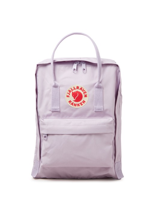 Fjällräven Kånken Original rugzak met logopatch - unisex - voorkant 3 lichtpaars