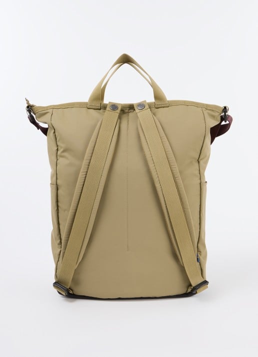 Fjällräven Kånken rugzak met 13 inch laptopvak - achterkant beige