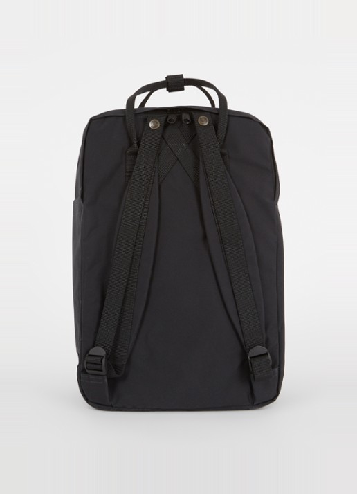 Fjällräven Kånken rugzak met 17 inch laptopvak  - achterkant 3 zwart