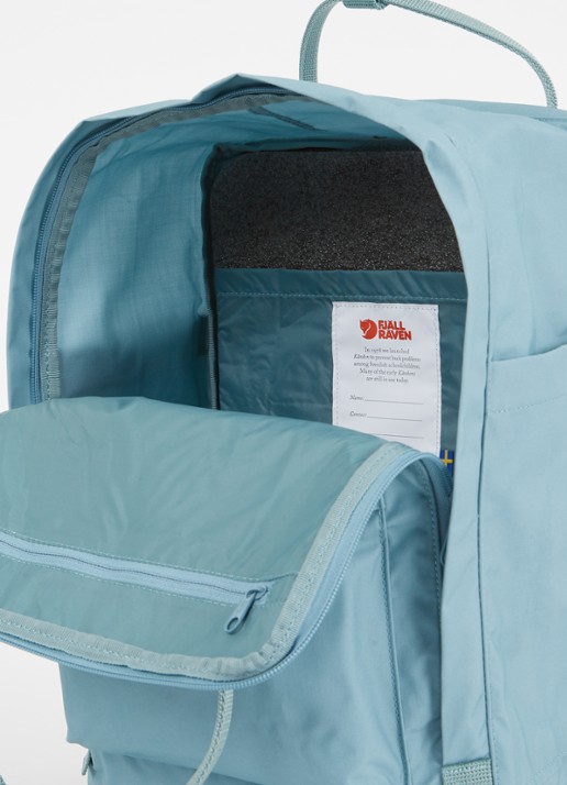 Fjällräven Kånken rugzak met 17 inch laptopvak  - detail 3 aquablauw