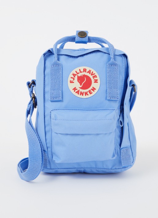 Fjällräven Kånken Sling crossbodytas met logo - voorkant staalblauw
