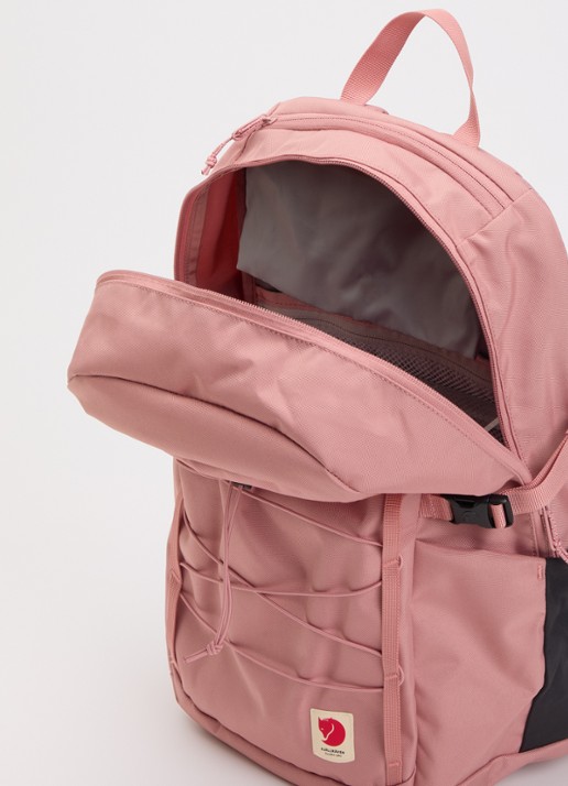 Fjällräven Skule 24 rugzak met 15 inch laptopvak - detail 2 zalmroze