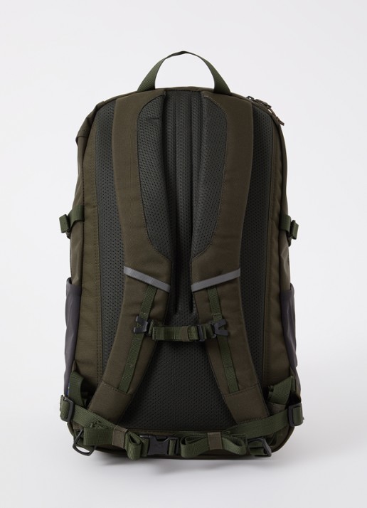 Fjällräven Skule 28 rugzak met 15 inch laptopvak - achterkant 3 groen