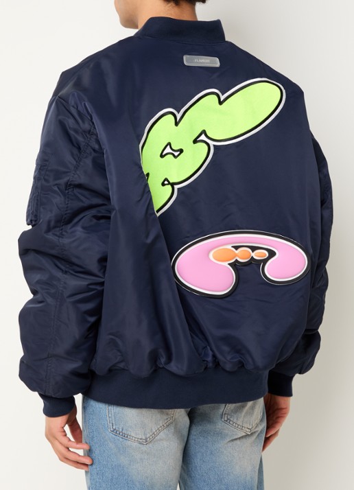 FLÂNEUR Music oversized bomber met borduring