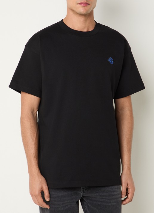 FLÂNEUR Rubber T-shirt met logo