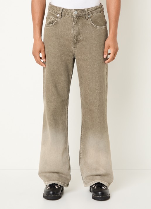 FLÂNEUR Straight leg jeans met gekleurde wassing