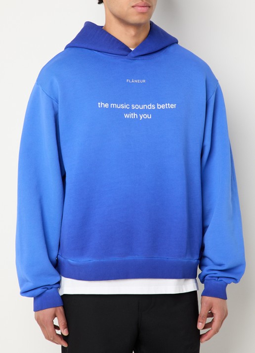 FLÂNEUR With You hoodie met logoprint