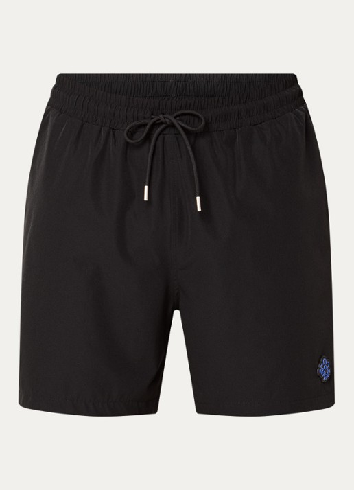 FLÂNEUR Zwemshorts met steekzakken en logo