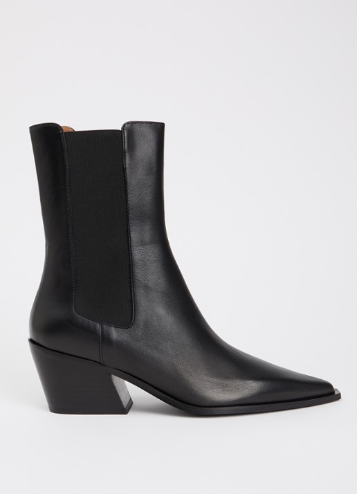Flattered Sandra chelsea boot van leer
