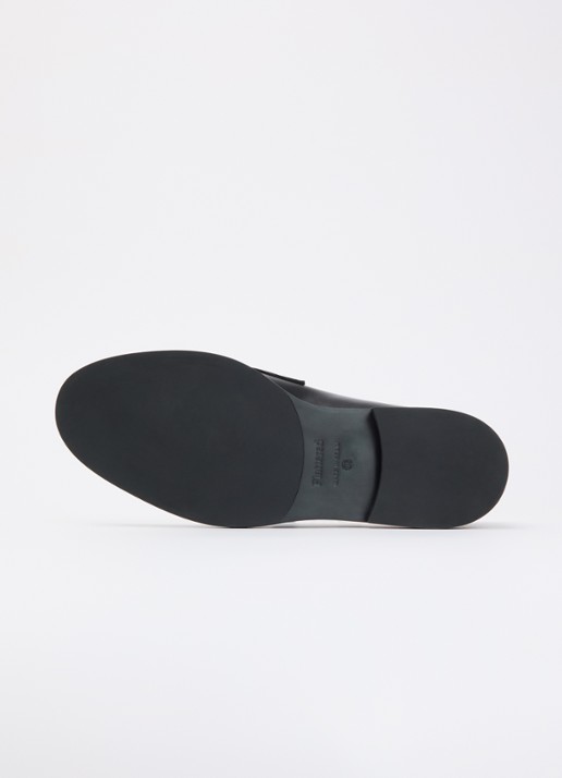 Flattered Sara loafer van leer - detail 5 zwart