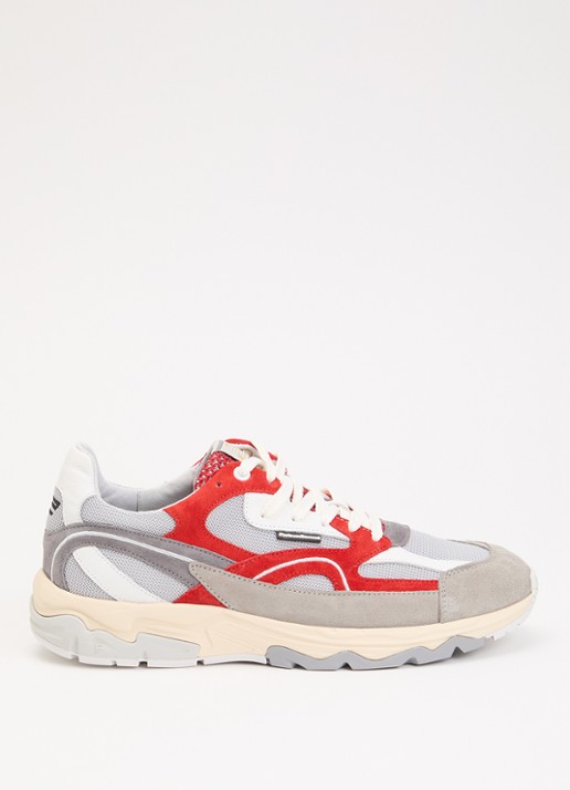 Floris van Bommel De Rezer 01.25 sneaker van leer met details van suéde