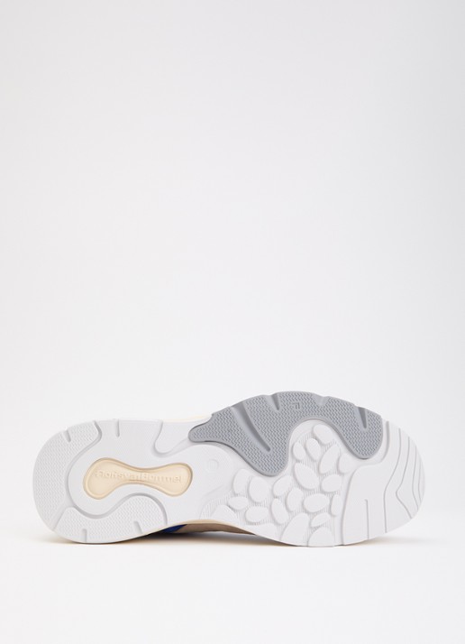 Floris van Bommel De Rezer 01.26 sneaker met suède en mesh details - detail 5 donkerbeige